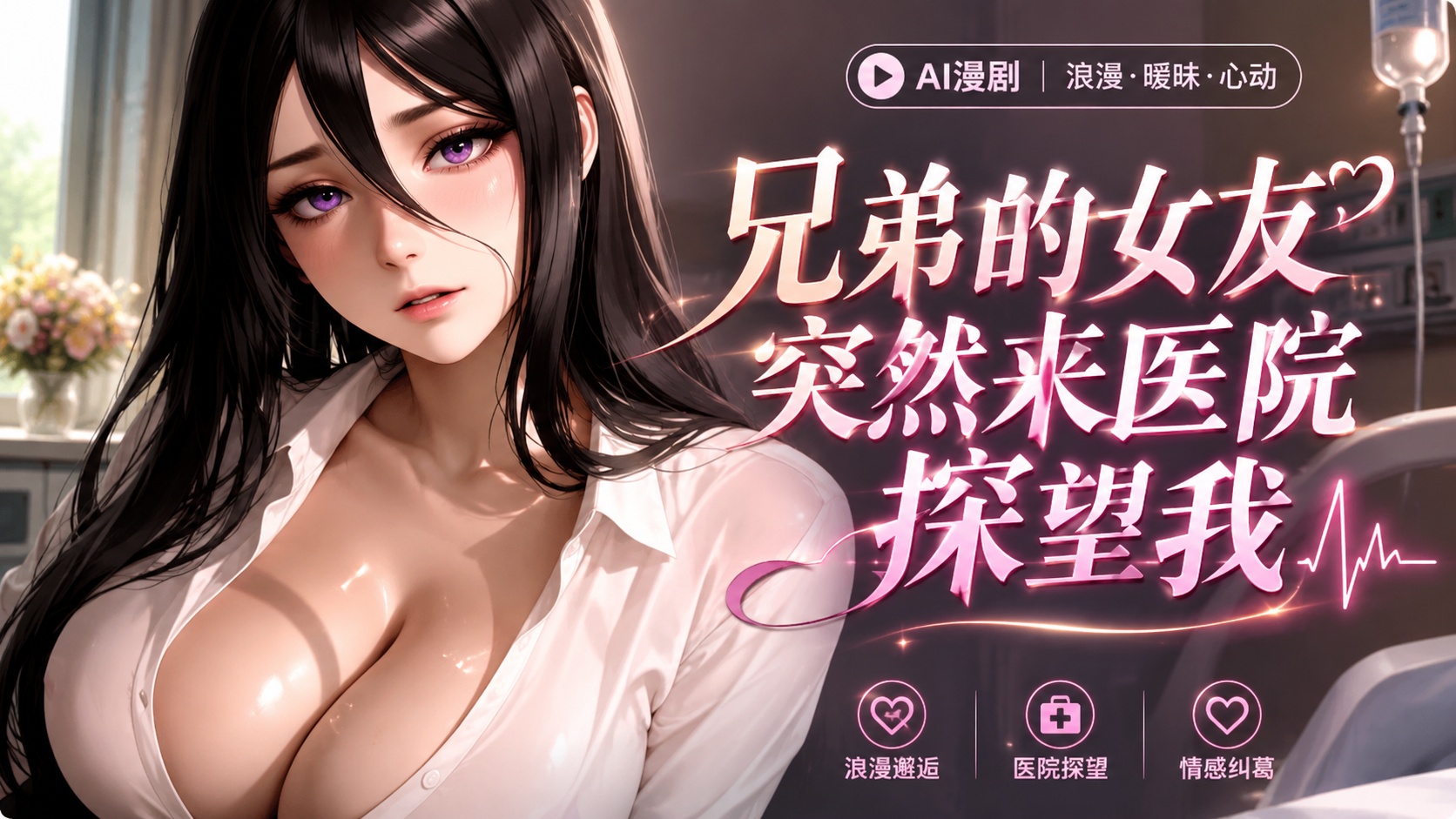 我兄弟的性感女友来医院看望我顺便操了她