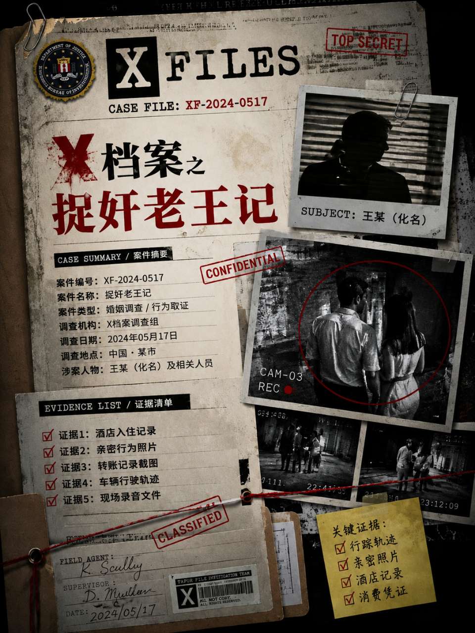 X档案之捉奸老王记封面