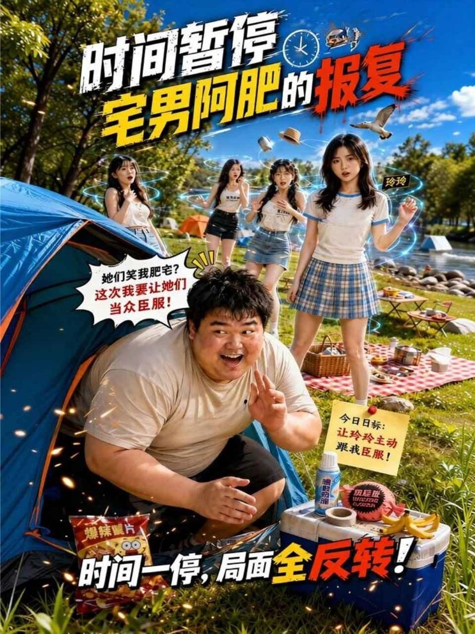 时间暂停,宅男阿肥的报复 · 第1季封面