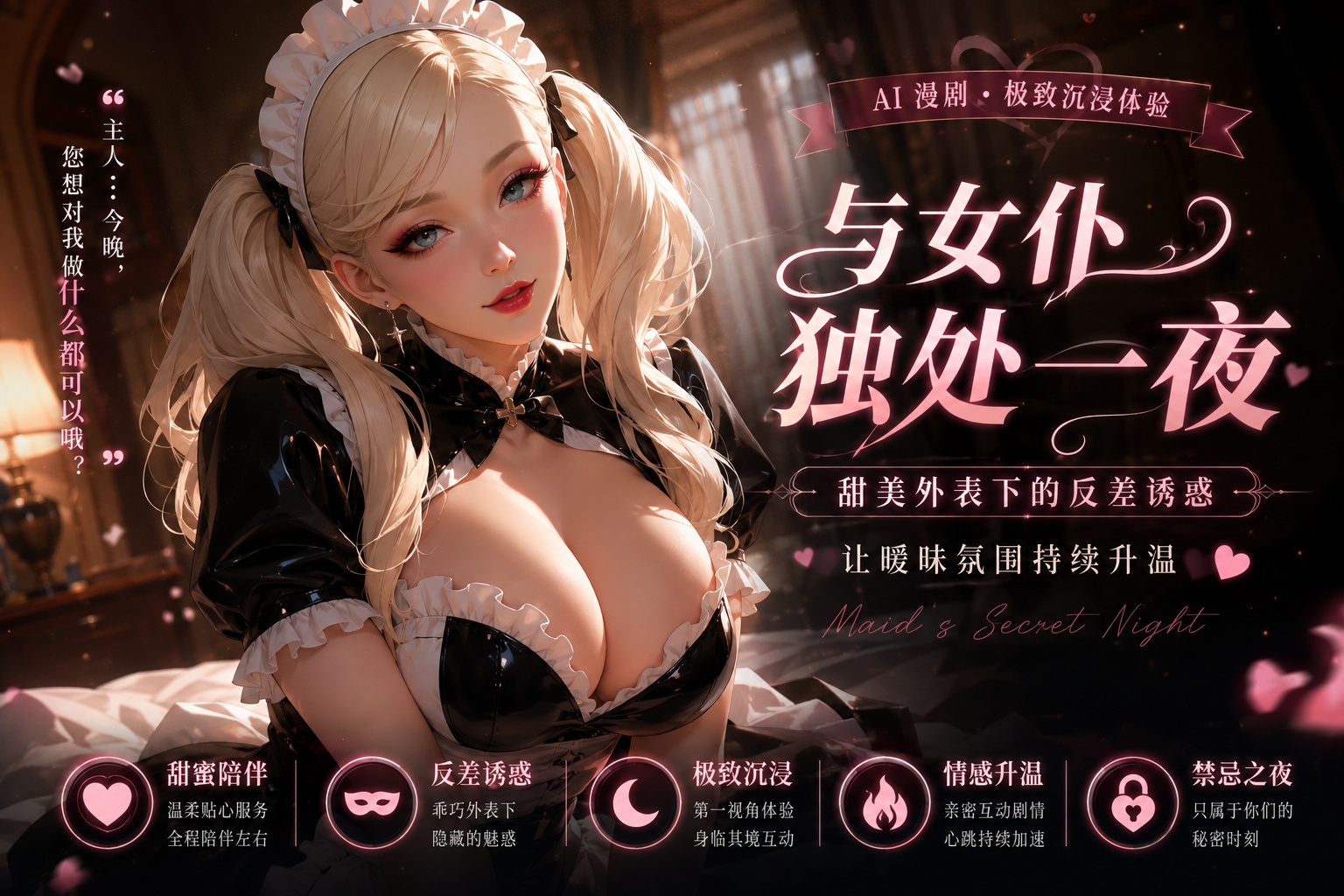 与发情女仆独处封面