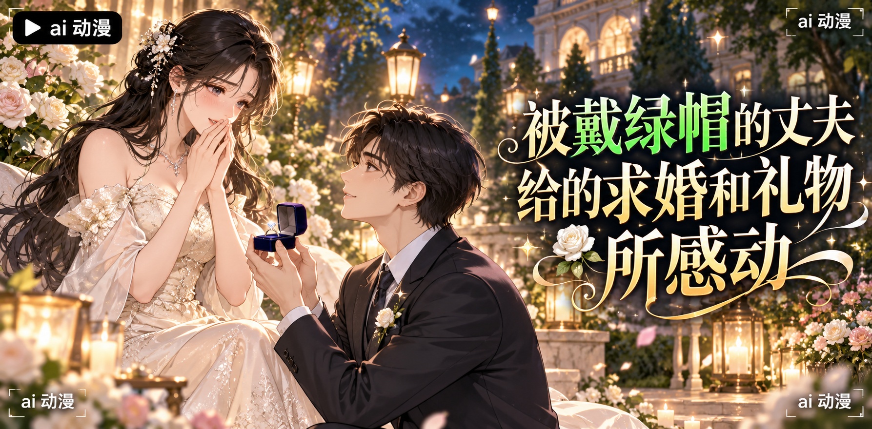被戴绿帽的丈夫给的求婚和礼物所感动封面