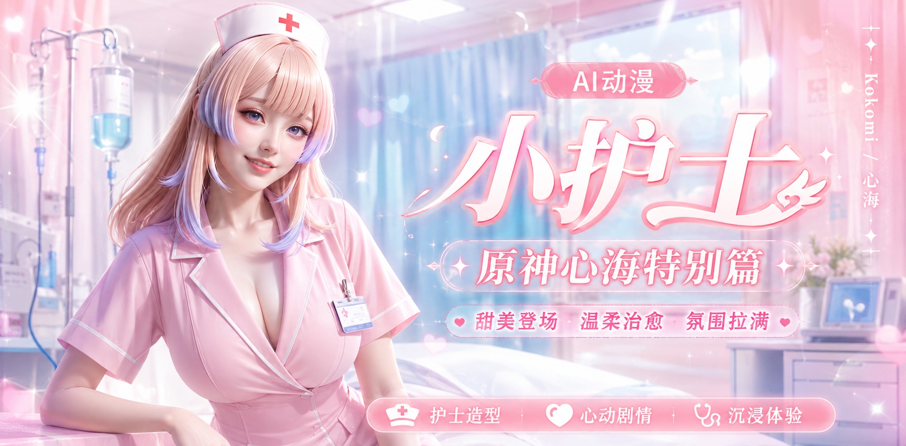 ai动漫  原神 小护士 kokomi封面