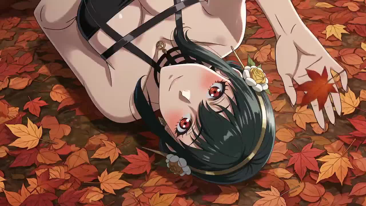 红眼森之欲女穿黑色绑带在叶上被使用封面