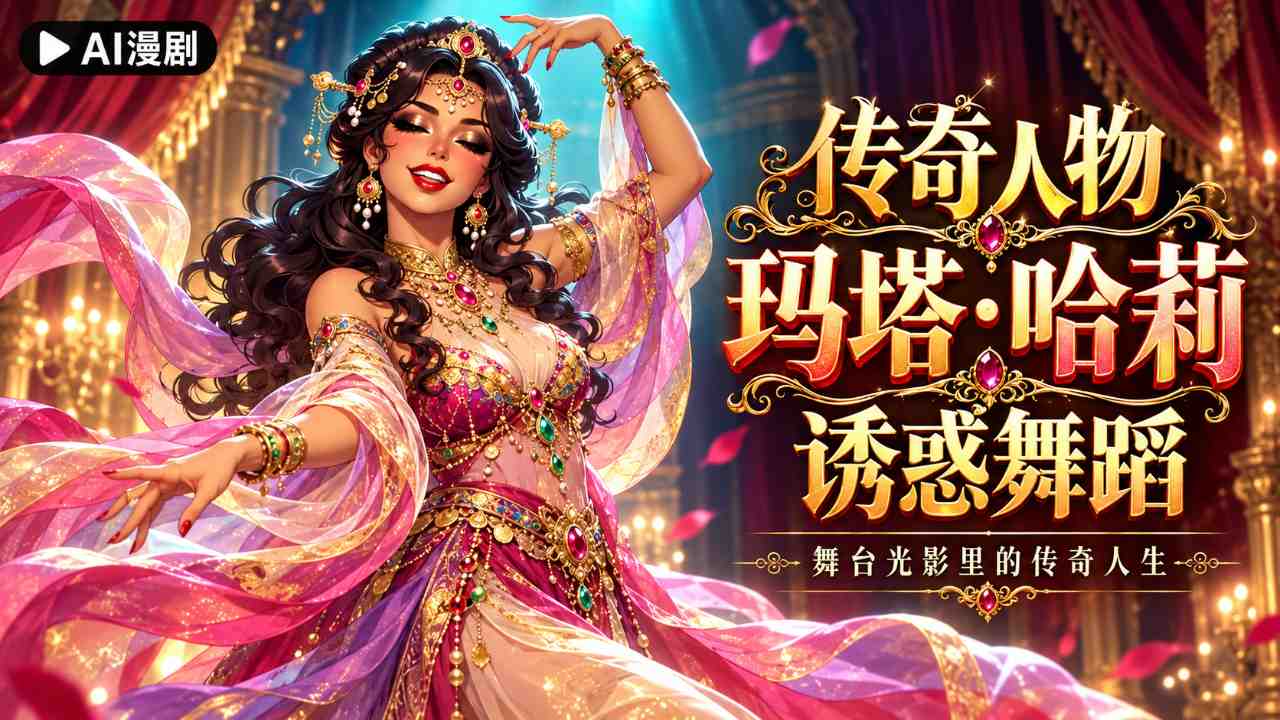 传奇人物 玛塔 哈莉 诱惑舞蹈封面