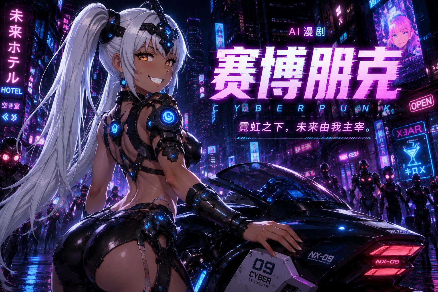 赛博朋克摇晃她的漂亮屁股封面