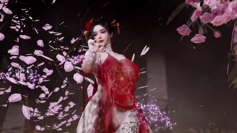 VAM古风红装仙女 巨乳骚鸡慢摇2K封面