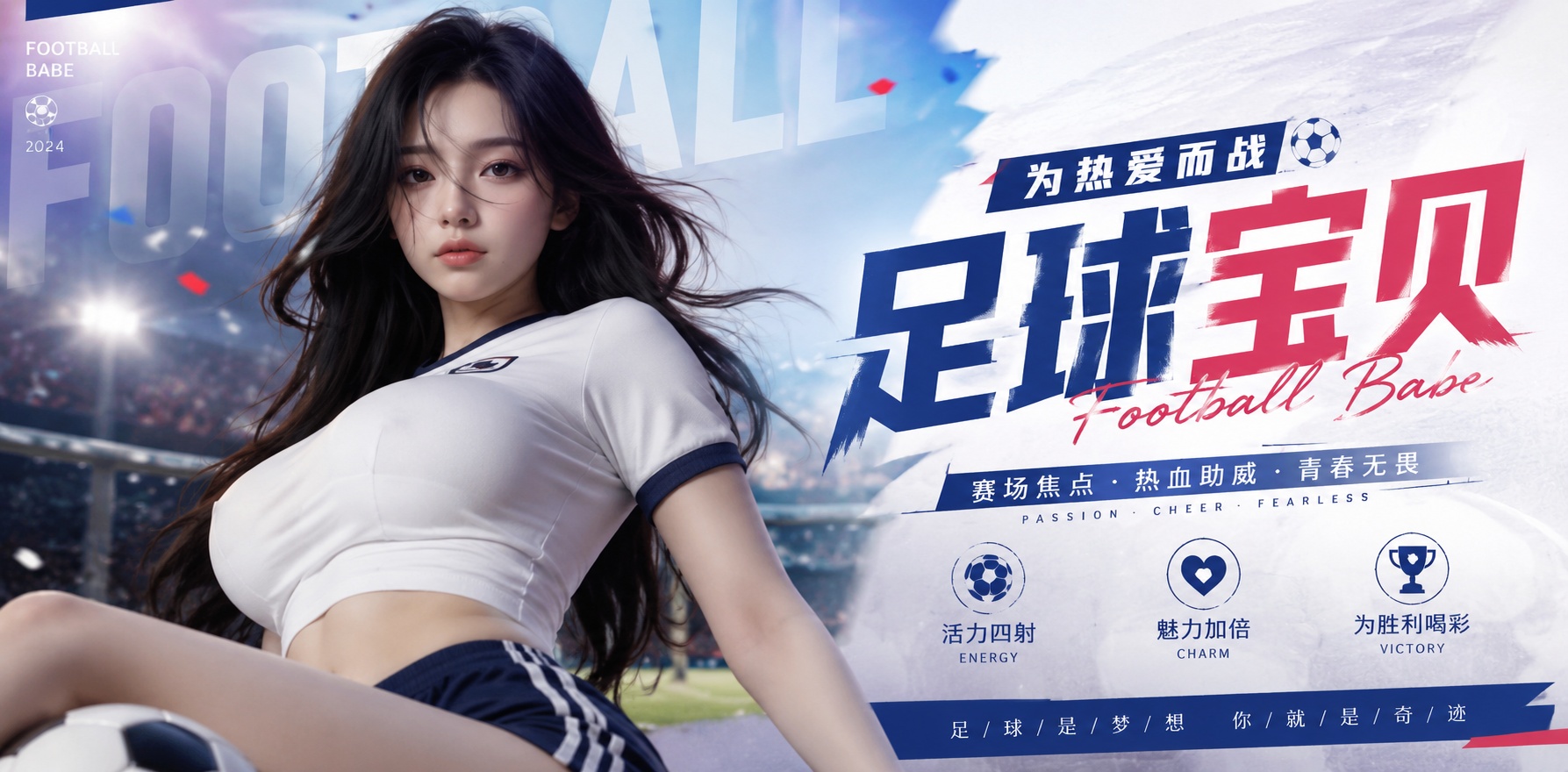 Ai美女 巨乳足球宝贝 大奶足球妹们的彻夜庆祝狂欢会封面