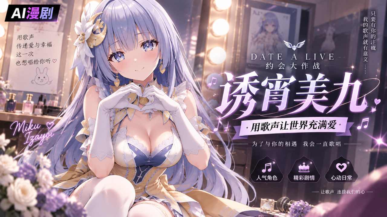 诱宵美九的舞台心愿录封面