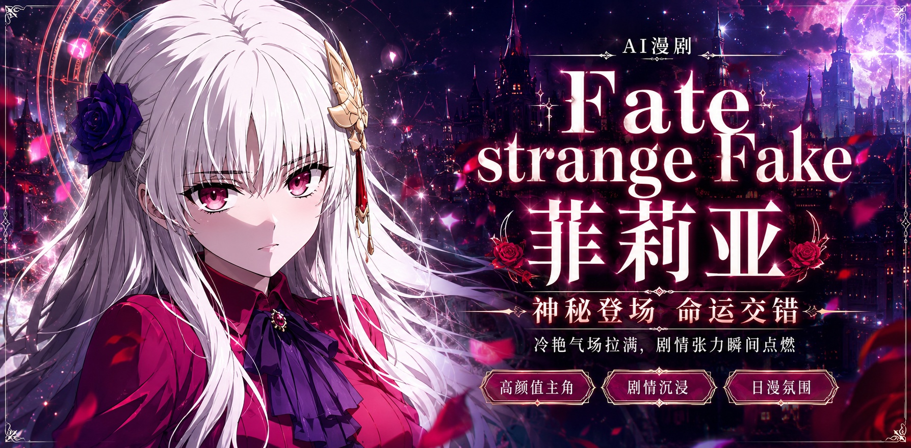 Ai漫剧 日本动画 菲莉亚 Fate strange Fake封面