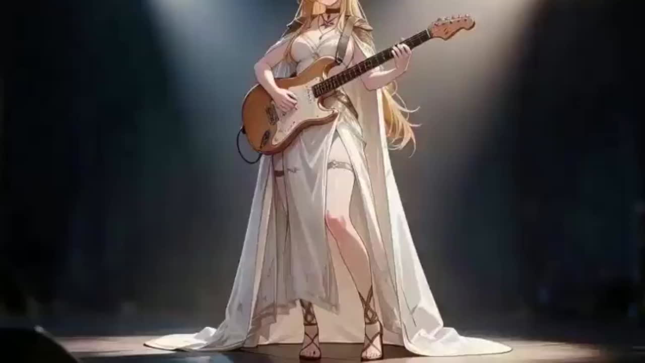 幻想精灵美女与乐队美女狂野后台群交
