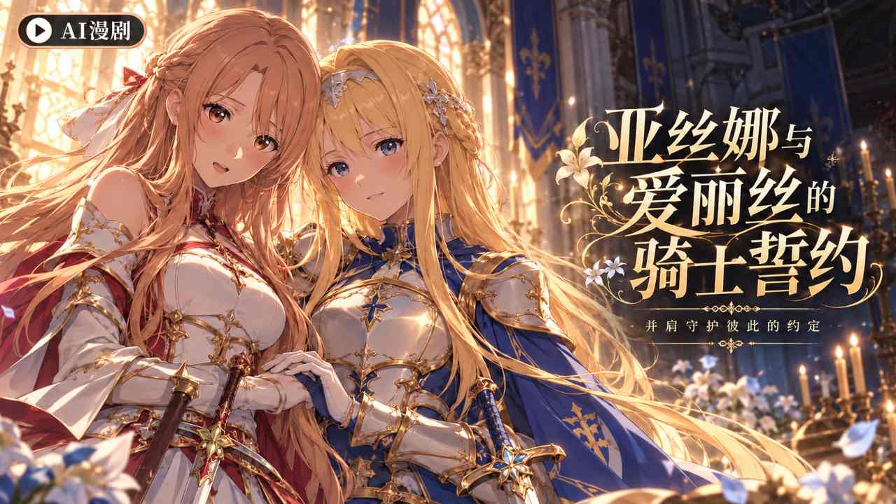 亚丝娜与爱丽丝的骑士誓约封面