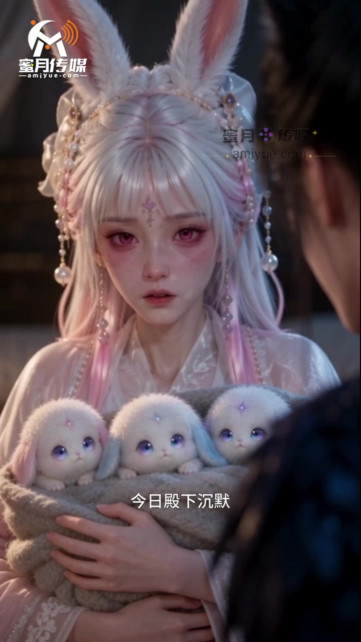 ai短剧 雪狼太子神兔妻
