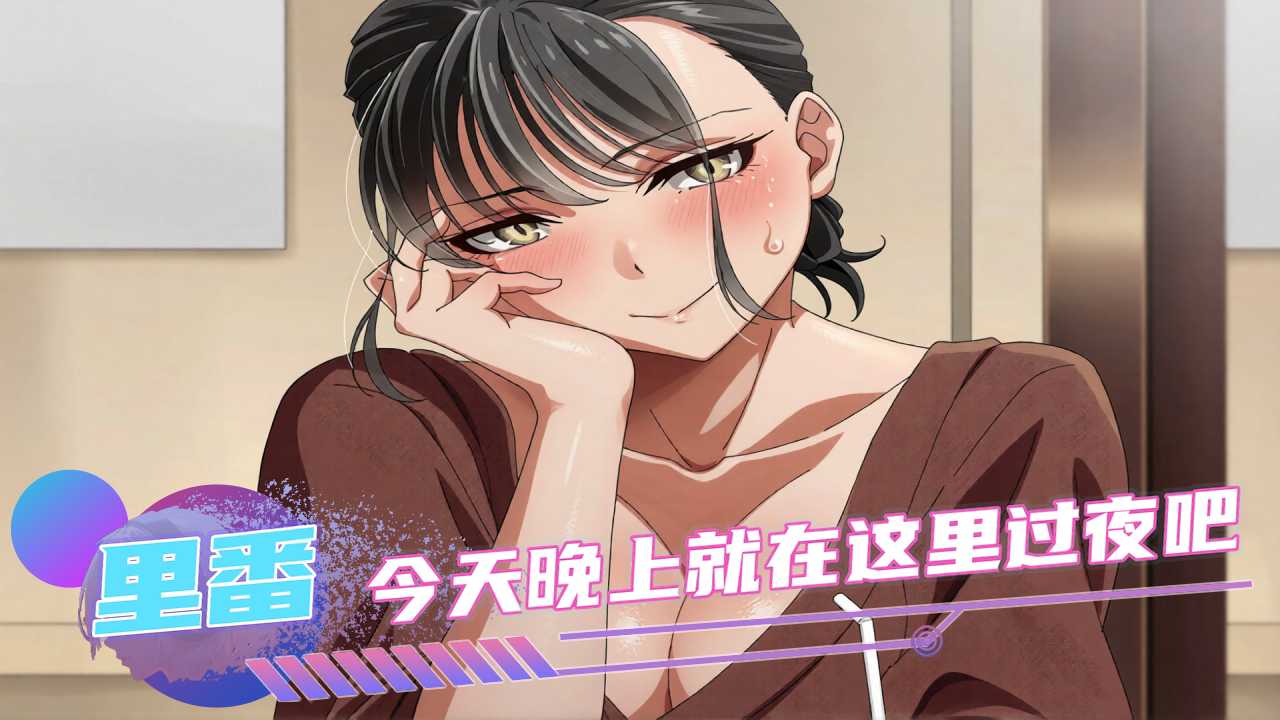 里番今天晚上就在这里过夜吧封面