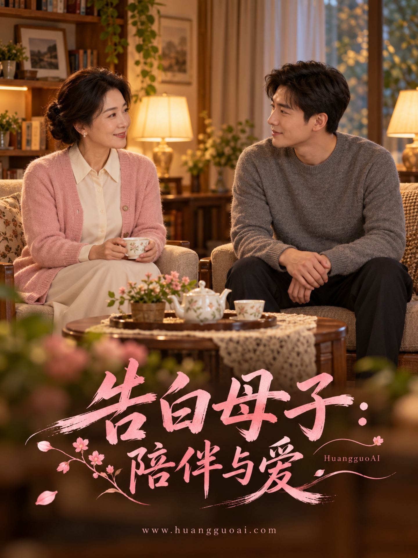 告白母子：妈妈陪读也陪爱封面