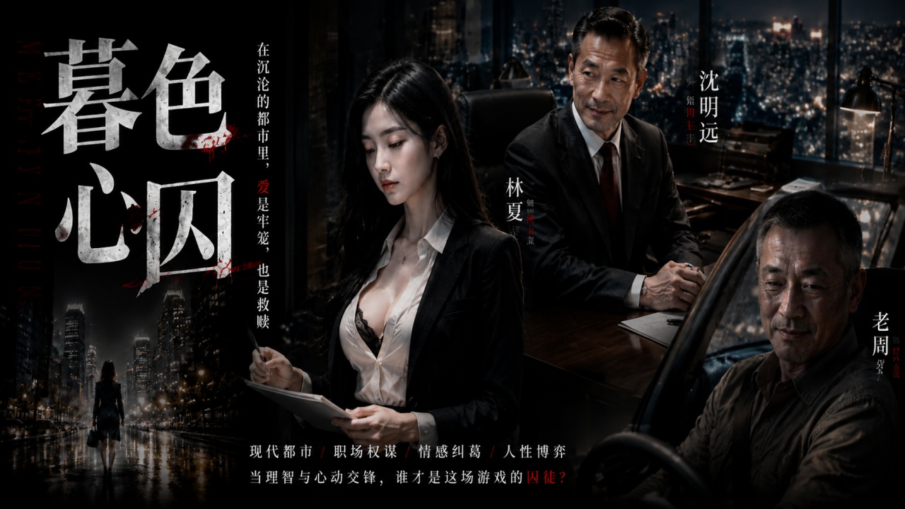 AI漫剧 暮色心囚 重生缠绵心动故事发展过程封面