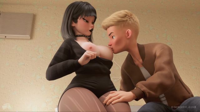 GoodLuke Helena 吸奶  露台口交  乳交  动画封面