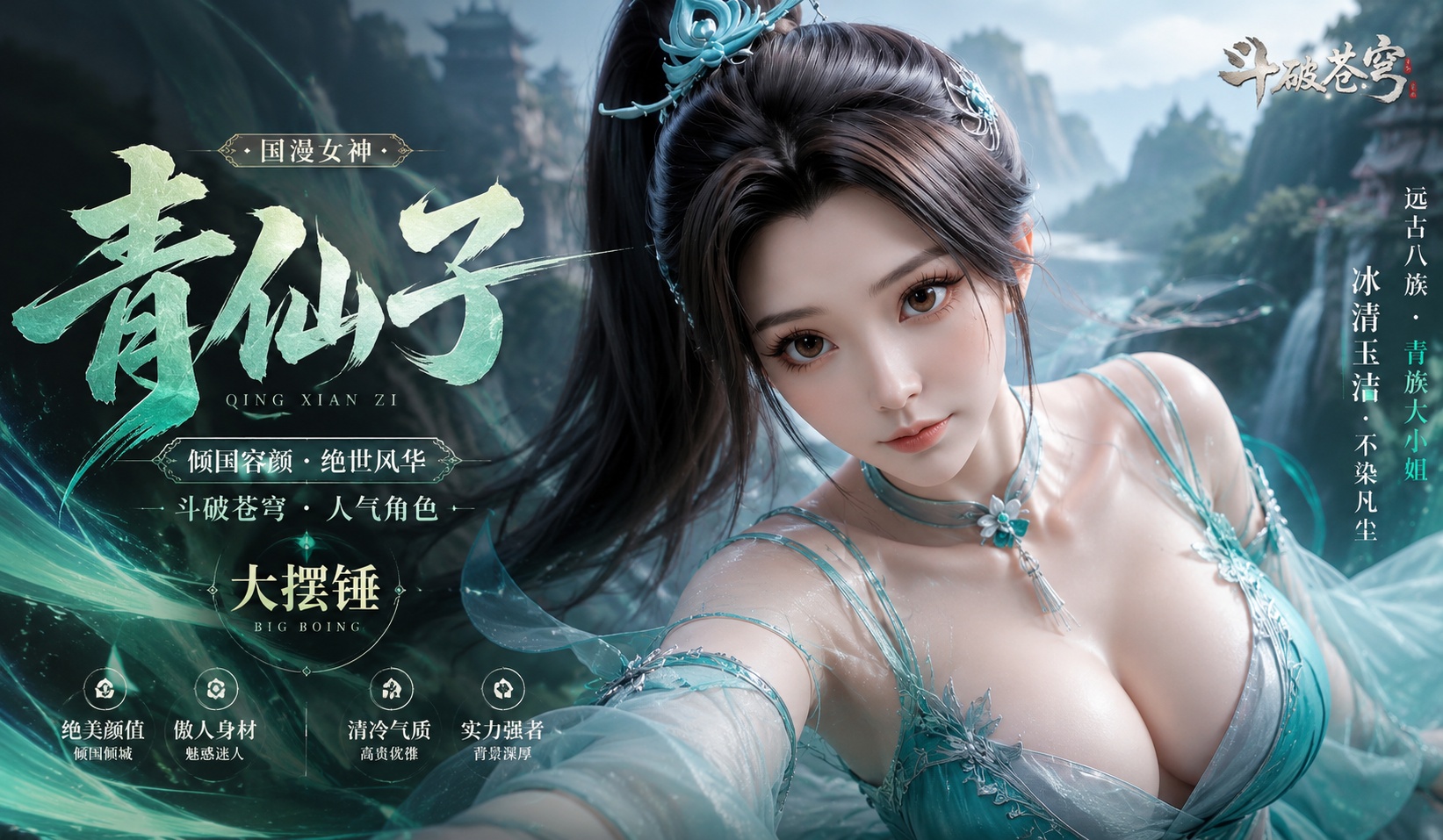 Ai漫剧 斗破苍穹 大摆锤青仙子
