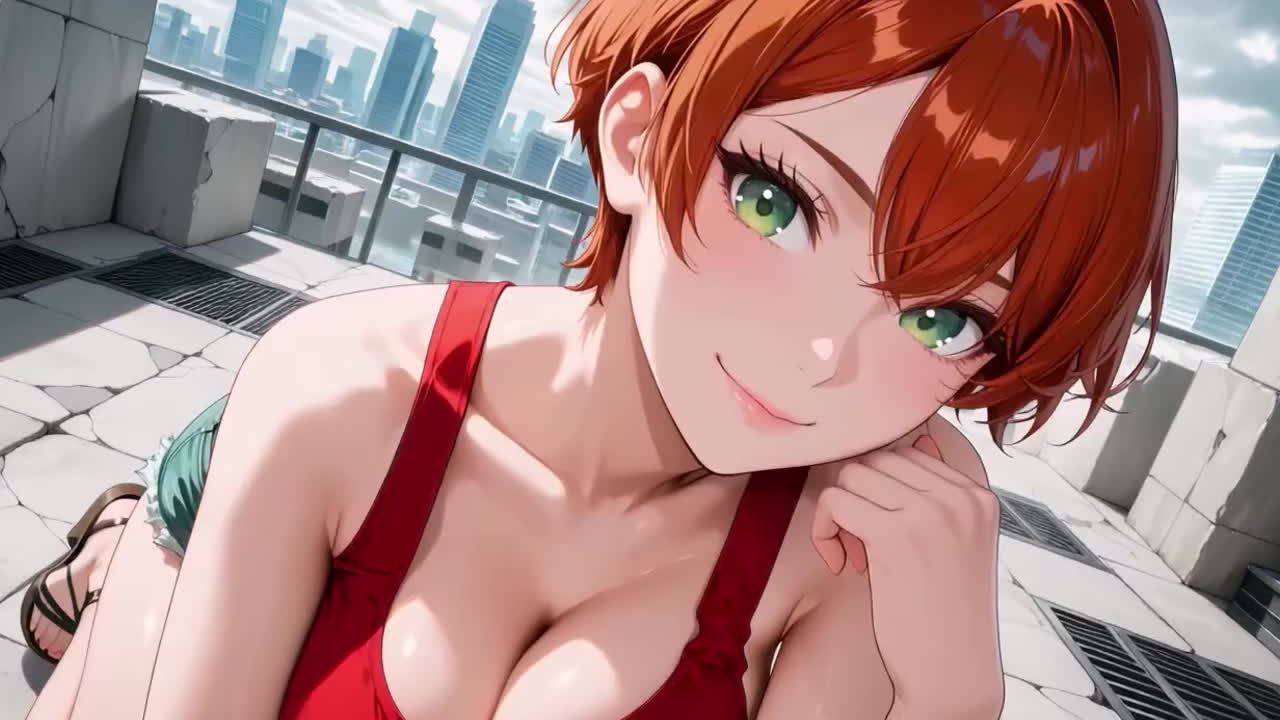 短发大奶女孩在荒废的地铁站和电梯间性爱奶油派封面