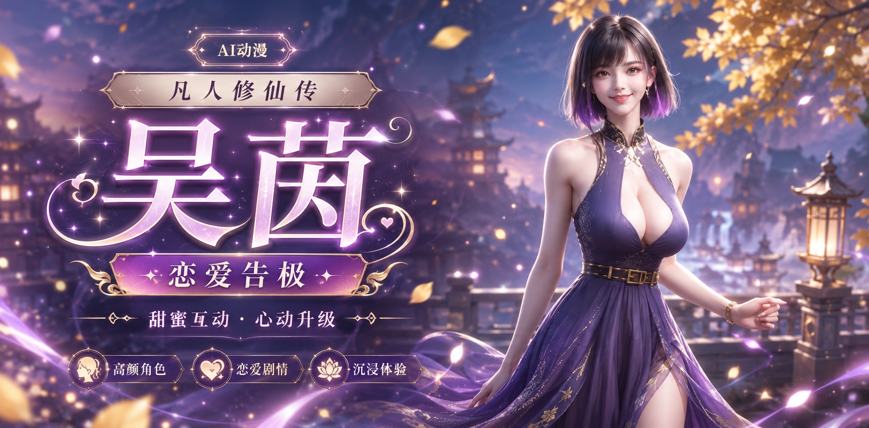 ai动漫 凡人修仙传   吴茵 恋爱告极封面