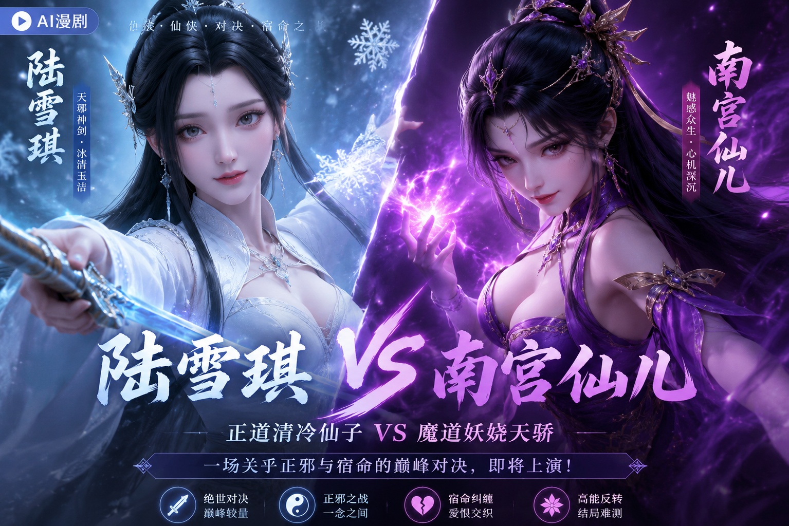 陆雪琪VS南宫仙儿封面