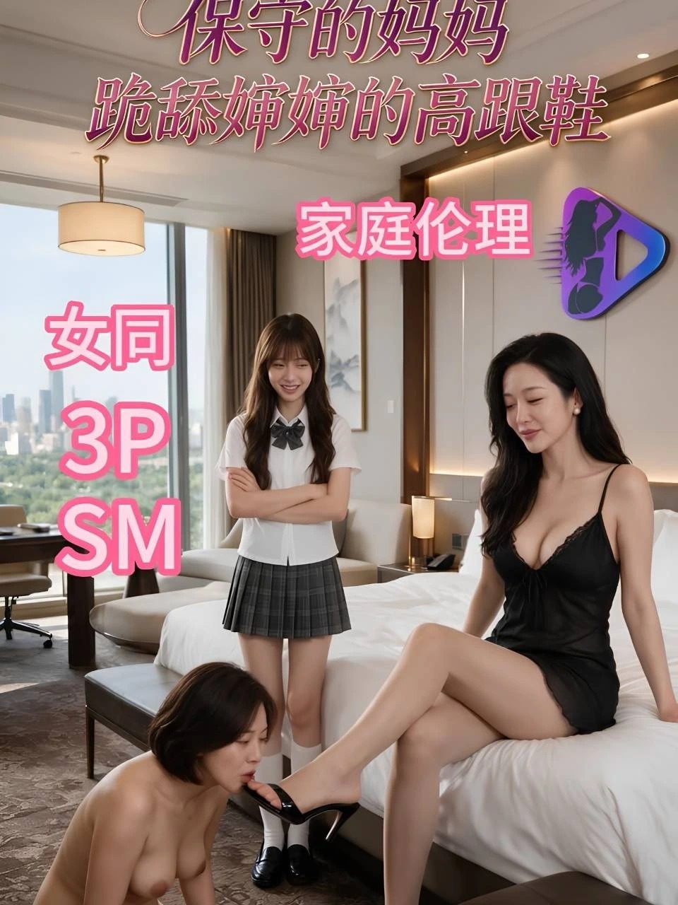 保守的妈妈跪舔婶婶的高跟鞋 · 第1季封面