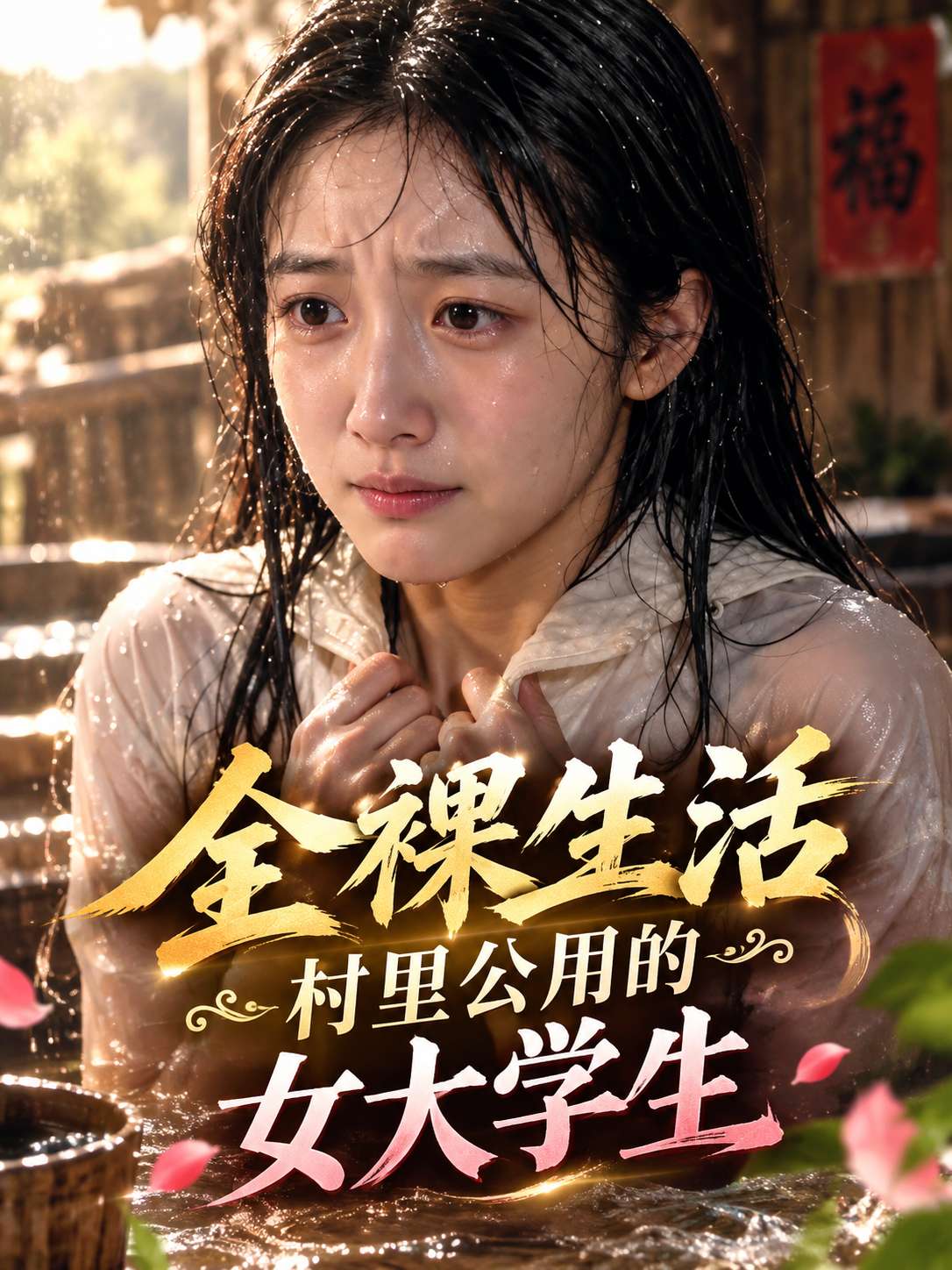 全裸生活村里公用的女大学生封面