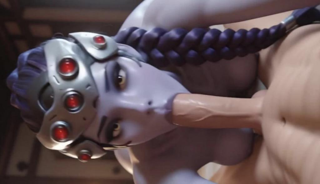 守望先锋黑百合3D卡通色情动画 AI生成封面