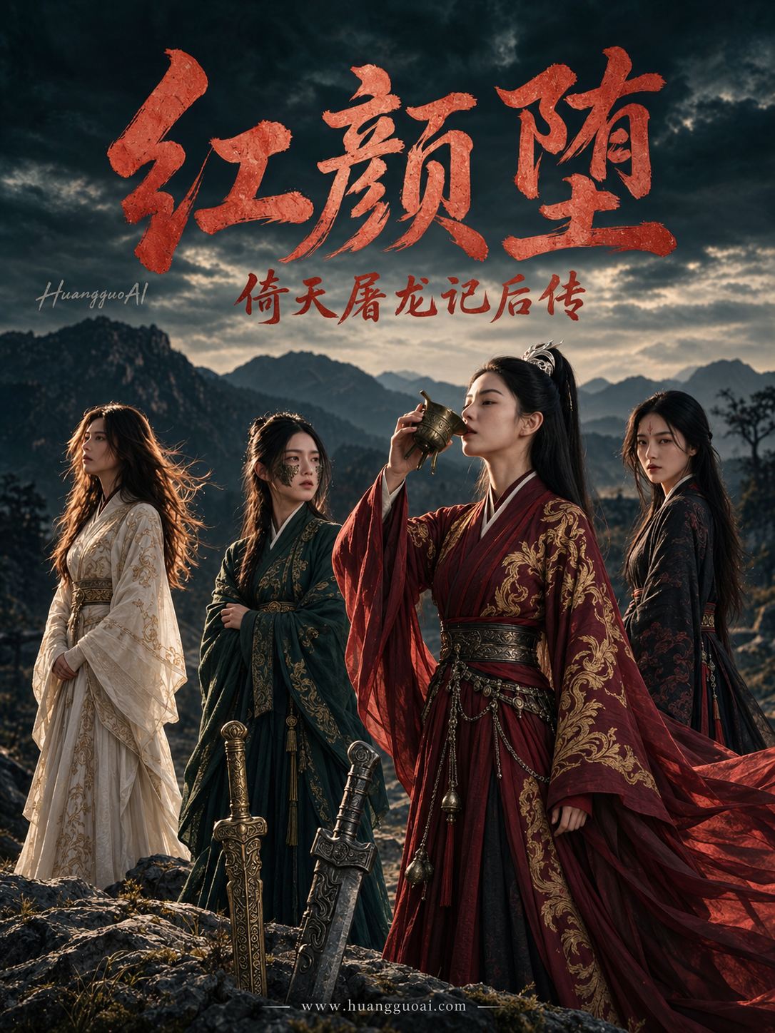倚天屠龙记后传：红颜堕封面