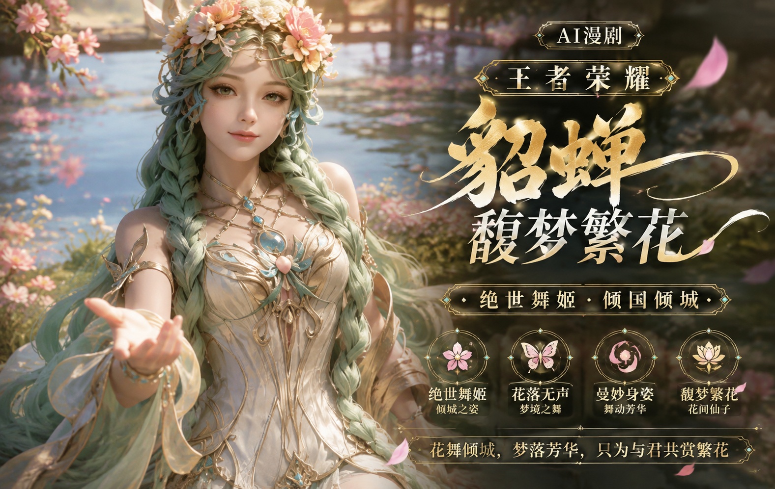 王者荣耀 貂蝉馥梦繁花