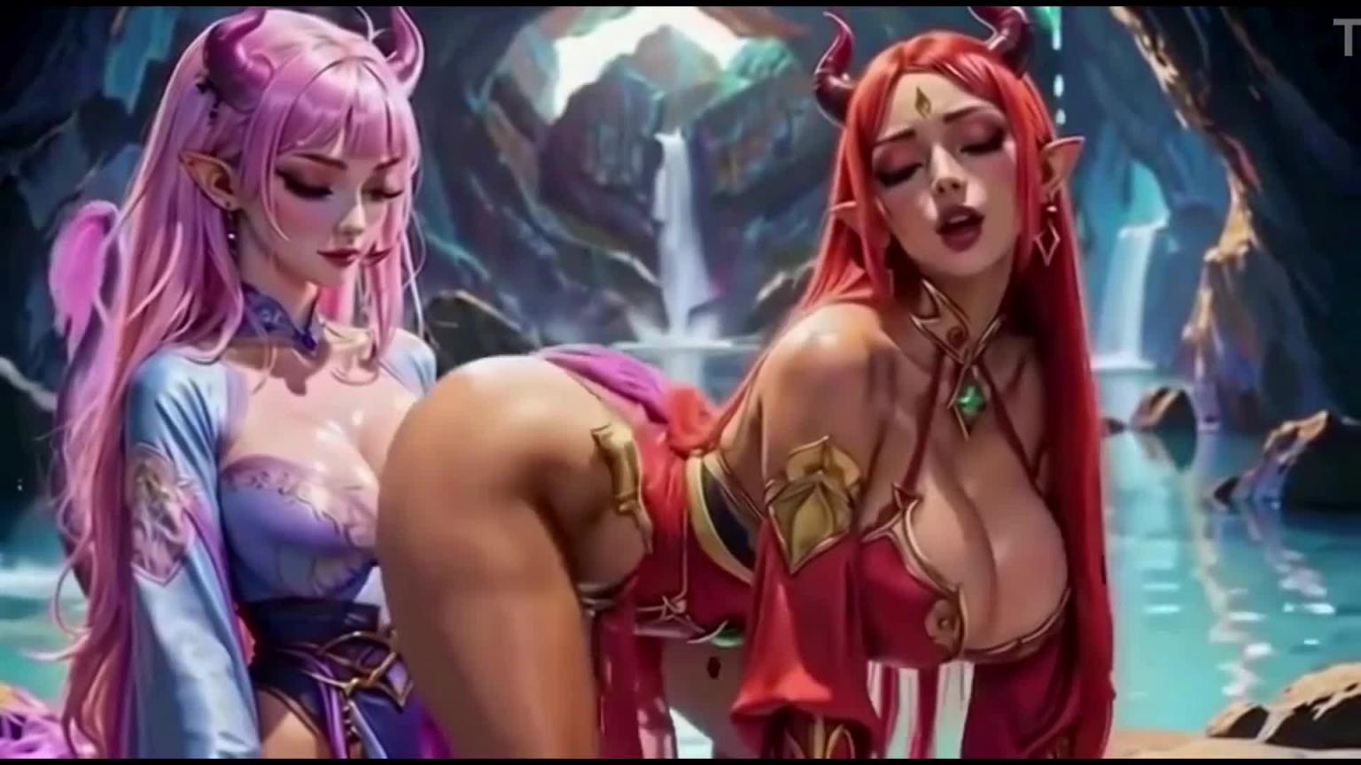 一个女孩教她的朋友如何跳漂亮的电臀舞 AI动画封面