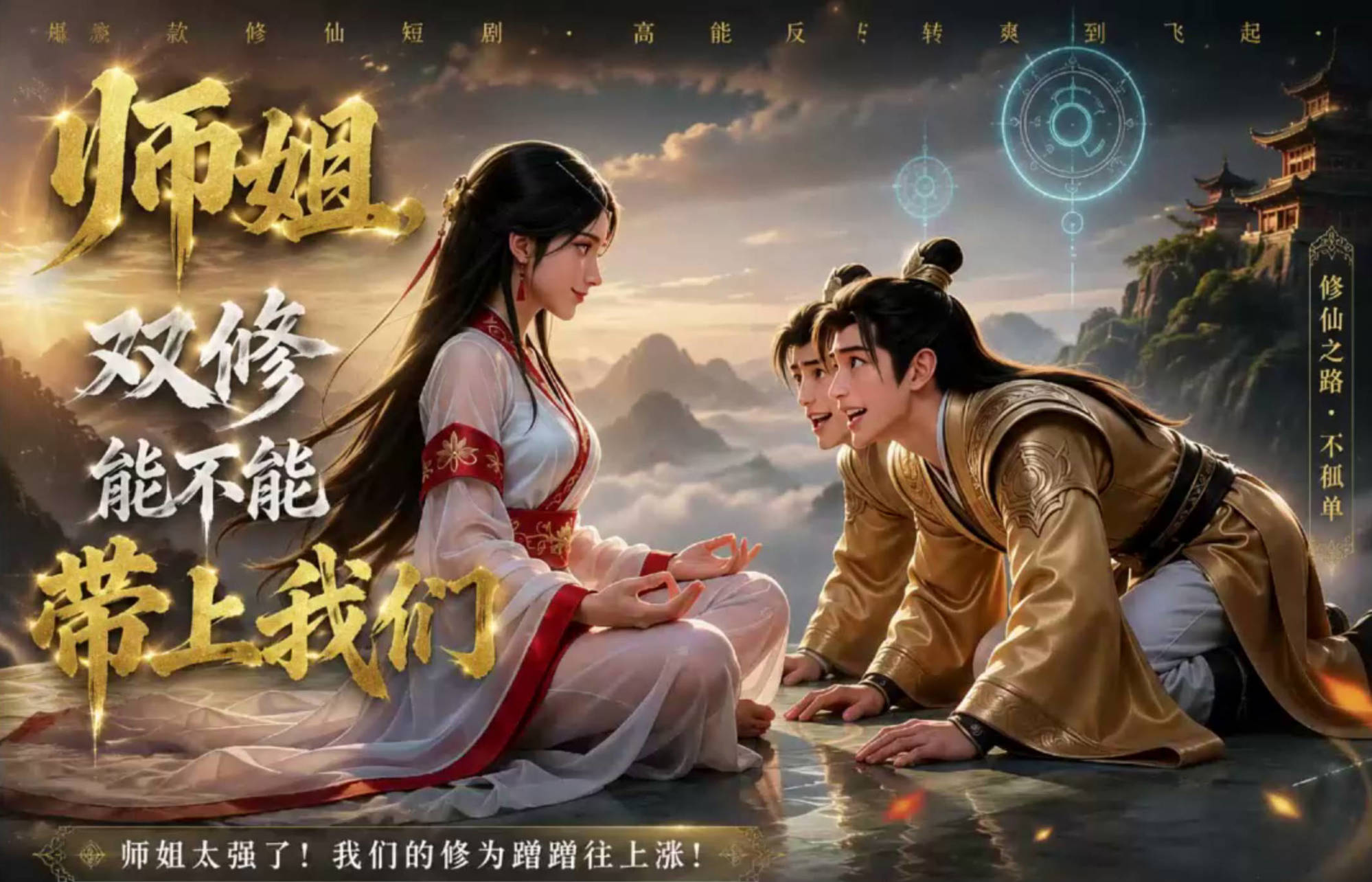 AI短剧师姐双修带上我们封面