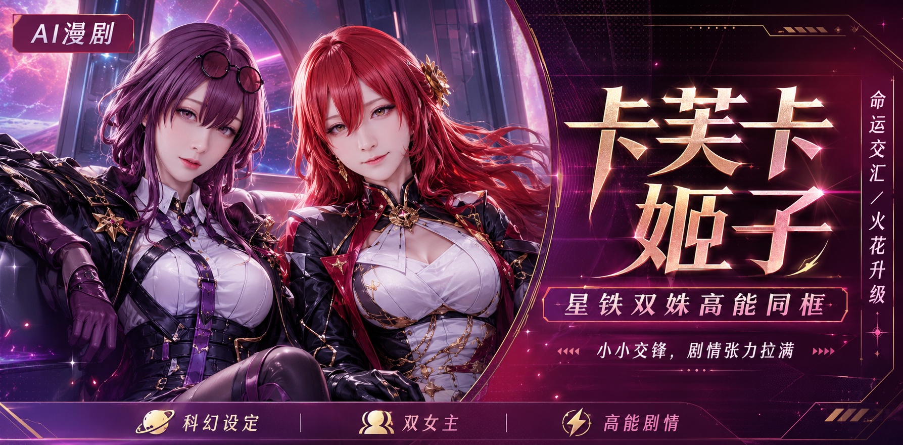 星铁步兵  卡芙卡  姬子封面